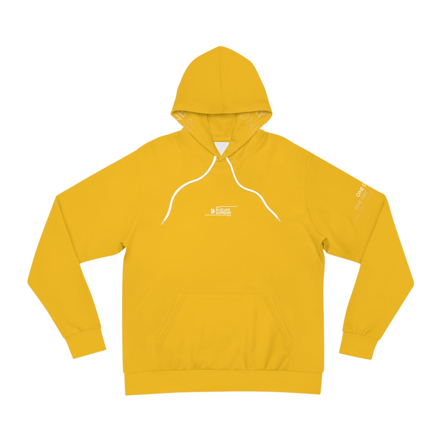 One Day , One Step Fashion Hoodie - Unisex - Yellow