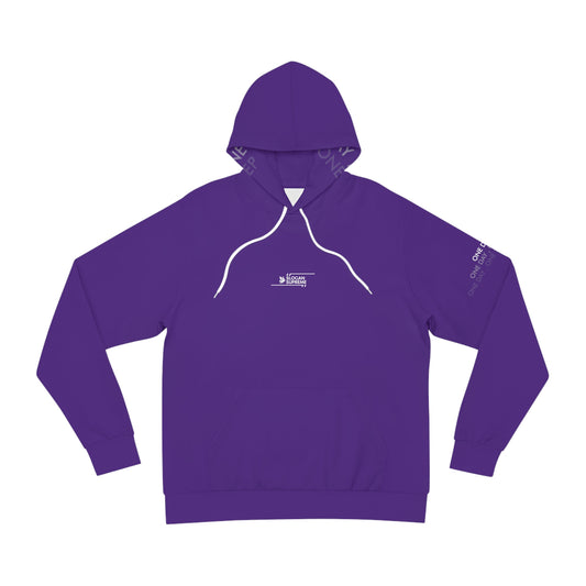 One Day , One Step Fashion Hoodie - Unisex - Purple