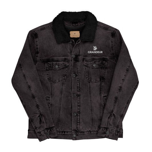 GRANDEUR® Unisex denim Sherpa jacket